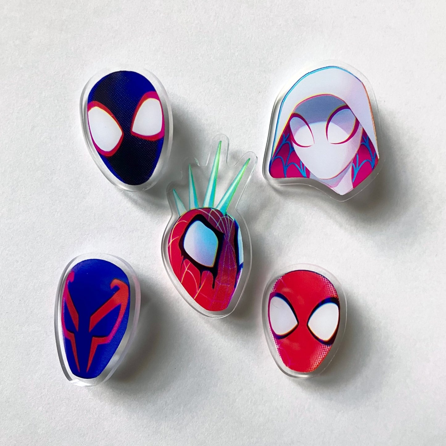 Spiderverse Acrylic Pins
