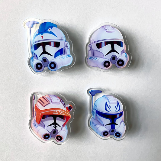 Trooper Acrylic Pins
